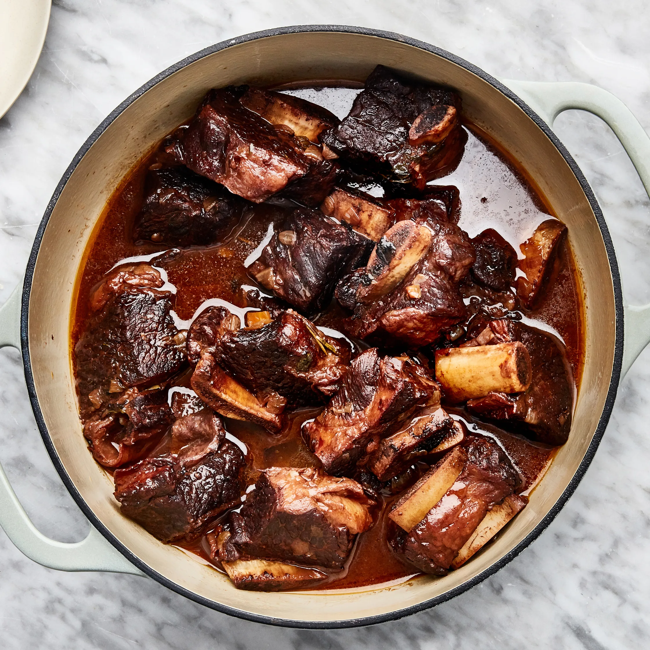 Image of red wine braised beef short ribs
